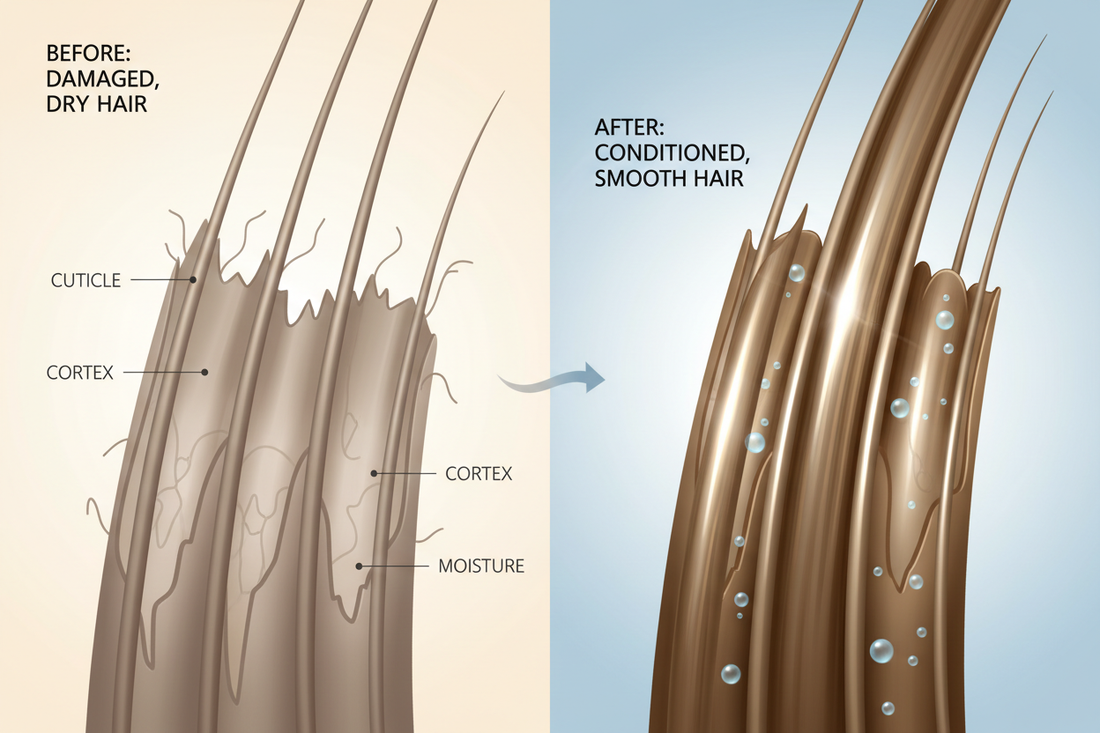 How Does Conditioner Restore Moisture and Shine to Your Hair